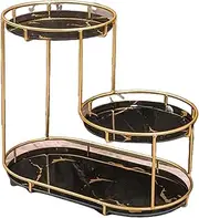 RELIABLE FOR YOU - Metal Bathroom Storage Rack – Corner Shelf Organiser for Cosmetics, Toiletries & Skincare | Space-Saving 3-Tier Metal Shelf for Vanity, Countertop, or Shower