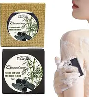 Bamboo Soap Bar | Bamboo Charcoal Shampoo Soap | Oil-Control, Brightening Soap Bamboo Charcoal Shampoo and Handmade Soap for Fighting Pimples and Lighten Skin Foccar
