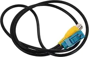 HEALEEP Reverse Camera Adapter Wire for Easy Installation Backup Video Signal for Enhanced Reversing Safety