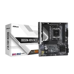 【ASRock 華擎】B650M-HDV/M.2 AMD AM5 M-ATX 主機板