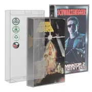 10 Pack VHS Tape Protector Case | Protective Sleeve for VHS Cassette Original...
