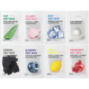 [Pack of 8] EUNYUL Purity Facial Sheet Mask Pack (8 types) Korean Skincare Hydrating & Nourishing & Natural Ingredients for All Skin Type