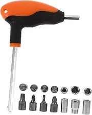 CHILDWEET 1 Set Long Arm T Handle Wrench Versatile Mechanical Tool for Motorcycle Repair Durable High Easy Installation Essential Spanner for Vehicle Maintenance