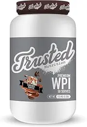 Trusted Nutrition Premium Whey Protein Isolate Powder 1.5 kg, Caramel Coffee