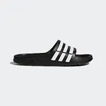 ADIDAS DURAMO SLIDE [G15890] 男女 運動 涼鞋 拖鞋 休閒 舒適 輕量 黑 白 愛迪達