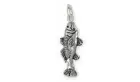Trout Charm Jewelry Sterling Silver Handmade Fish Charm TU1-C