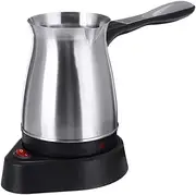 Coffee Machine, 220V Portable Electric Coffee Machine Stainless Steel Greek Turkish Coffee Maker Pot Electric Moka Pot Home Office Coffee Kettle, for Home Office (Color : -, Size : -)