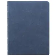 Filofax Architexture A5 Notebook Writing Paper Office Stationery Blue Suede