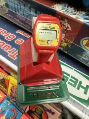 Timex Peanuts Snoopy Baseball LCD watch New old stock w/ original case & papers