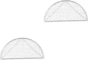 CANIGHT 2 Pcs Stainless Steel Japanese Semicircle Net Fine Mesh Sieve Safe for Cooking