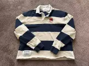 axel arigato Men’s Keith Haring Navy Ivory Rugby Shirt Size M