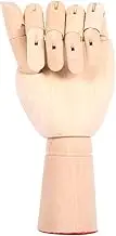 Moveable Wooden Mannequin Hand Art Wooden Hand Wooden Articulated Left for Art Drawing Figure Manikin Model