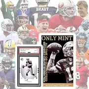 ONLY MINT Ultimate Football All-Time Legend & Superstar Quarterback Graded 8-10 Guaranteed Graded NFL Card Mystery Pack | QB in Each Pack | Grades by PSA BGS SGC CSG | Blind Bag Contains 1 Graded Card