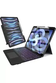 Keyboard Case 12.9" Compatible with iPad (6th Generation 2022) 5th, 3rd, 4th Bac