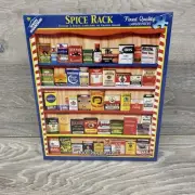 White Mountain Puzzle SPICE RACK Charlie Girard 1000 Pieces #1121 2014 HTF