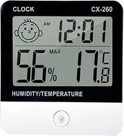 Ambient Thermometer Temperature - Digital Hygrometer | Room Temperature Monitor | Indoor Thermo-Hygrometer | Humidity Temperature Monitor | Digital Room Thermometer | Digital Thermometer
