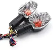 Turn Signal Indicator Light For CBR600RR CBR 600 F3 F4 F4i CB 1300 1000 CB400 VTR CBF 250 XL700V Motorcycle Blinker Lamp (Clear)