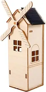 VINTORKY Solar DIY Toys Boys and Experiment Kits Solar Small House Model Kits Boys and Toys