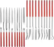 Needle Files for Jewelry Making,20X Small Model Files | Work Accessories for Grinding, Carving Tool for Glass Stone Jewelry