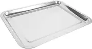Stainless Steel Grill Pan Multi Purpose Dish Tray for Easy Cleaning Rustproof Lightweight Kitchen Essential as Grill Plate Dish Holder