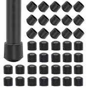 40Pcs 14mm Round Non-Slip Floor Protector Pads Furniture Leg Covers End Cap Cover for Table/Chair