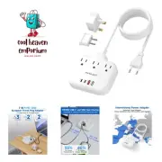 PD30W USB C European Travel Plug Adapter, International Power Adapter with 3 ...