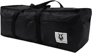 Outdoor Cushion Storage Bag Waterproof, Extra Large Bag for Outdoor Cushions 420D Heavy Duty Patio Furniture Cushion Storage Bags with Zipper 50 Inch, Black