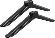 COHEALI 2pcs Base Stand for 40 Inch TV Black Plastic TV Stand Replacement Flat Screen Holder for Living Room or Bedroom