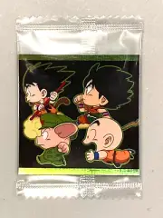 Goku, Yamcha, Oolong, Krillin - W14-19 R - Dragon Ball Wafer Sticker Japanese