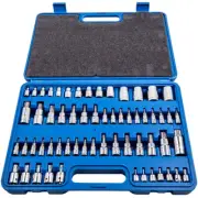 Socket Tamper Proof Security Bits Plus External Star Tool Set 60 pc