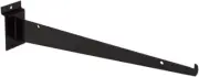 14" Slatwall Knife Shelf Bracket Black 30 lbs Weight Limit Pack of 6 w Lip