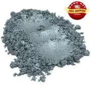 ANTIQUE SILVER GREY MICA COLORANT PIGMENT COSMETIC GRADE by H&B Oils Center 2 OZ