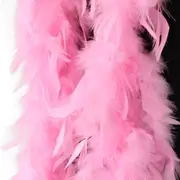 Pink 2m Feather Boa Fluffy Party Scarf Fancy Dress Up Costume Wedding Decor DIY Craft