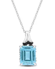 Rina Limor Silver 7.74 ct. tw. Sapphire & Blue Topaz - Sky Pendant