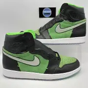 Jordan 1 Retro High Zoom Air Men's Sneaker Black Green Size 12 CK6637-002