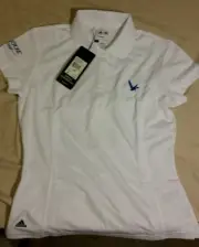 Adidas ClimaLite GREY GOOSE VODKA Collection White Womens golf size M RARE NEW