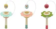 Kaper Kidz Wooden Catch The Ball Game Set - Pack of 3 - Outdoor Toy for Kids