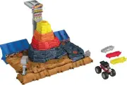 Hot Wheels Monster Trucks Playset & Toy Truck, Arena Smashers Bone Shaker Ultima