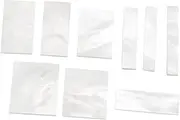 TOGEVAL Gf52 Guitar Fretboard Inlay Set 9pcs Shell Material Markers Diy Guitar Decor Fretboard Fingerboard Decor