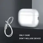 AIRPODS PRO 第 2 代(2023/2022/2019)全防摔透明保護殼,高透明軟 TPU 材料