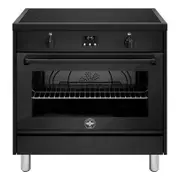 La Germania 90cm Induction Electric Oven Grill - Matt Black