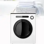 Compact Laundry Dryer, Portable Drying Machine, Small & Lightweigh, Large Capacity, Compact Clothes Dryer, for Small Space, Apartment, Dormitory, Bedroom,White