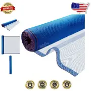Heavy-Duty Blue Debris Netting 4' x 150' - Compliant with OSHA & NYC Regulations