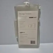Kaisercraft DL Zip Lock Storage Pockets – 5 Pack New for Two-Ring Binder