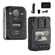 1440P HD Police Body Camera, 64GB Body Cam with Audio Video Recording Picture, Built-in 3500 mAh Battery, 2.0" LCD, Infrared Night Vision, Waterproof GPS Personal Body Cam for Law