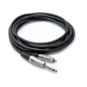Hosa HPR-010 Pro Unbalanced Interconnect REAN 1/4 in TS to RCA Cable 10 ft