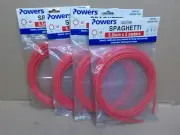 Powers Brand Red Spaghetti 20 Meters Per 1 in Quantity, As Shown, 4 X 5M Rolls,