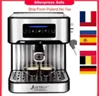 Semi-Automatic LCD Touch Espresso Coffee Machine with Cappuccino Milk Frother,