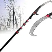 Telescopic Pole Saw, Telescopic Pole High Branch Saw, Telescopic Pruning Saw, Pruning Saws for Trees and Shrubs, Easy to Installation Cut and to Use,7.2m