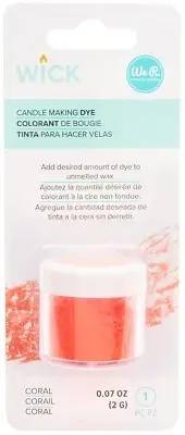 We R Memory Keepers Wick Candle Making Dye-Coral